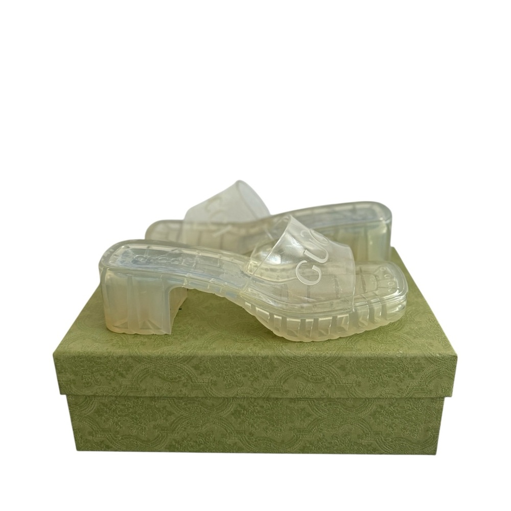 Gucci Jelly Sandals Platforms
